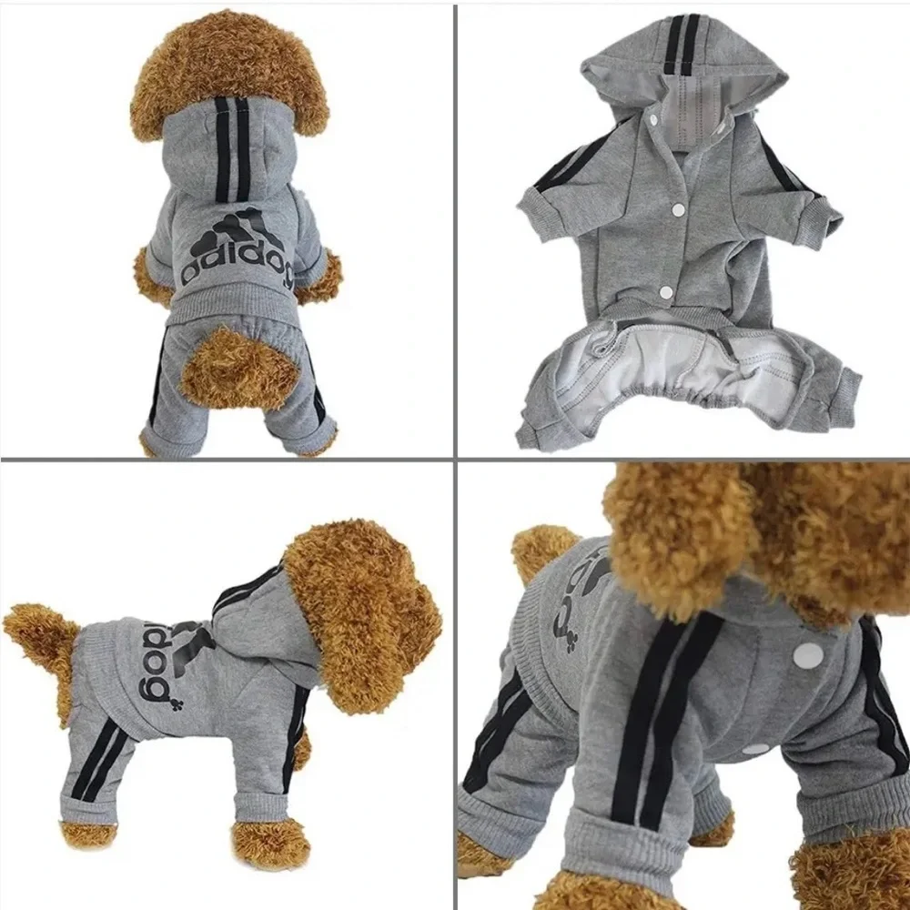 ADIDOG Tracksuit with Hoodie in Gray - BRAND NEW